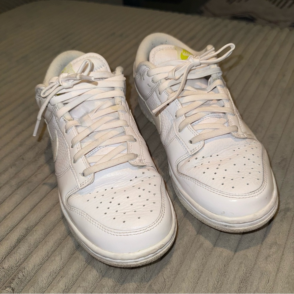 Nike White and Yellow Sneakers